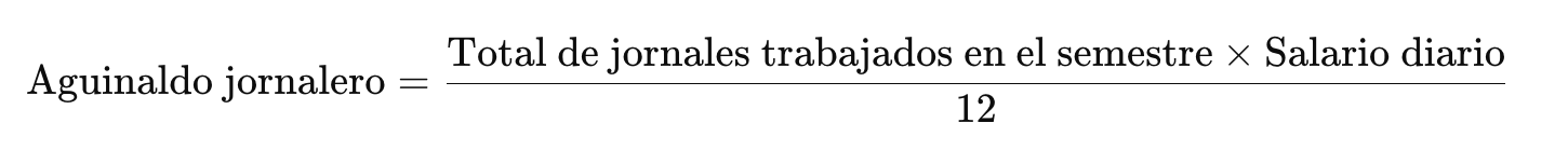 aguinaldo jornalero uruguay